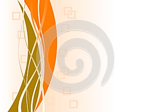 Orange squares copyspace