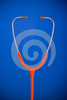 Orange stethoscope