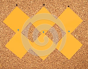 Orange sticker notes