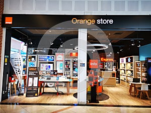 Orange store in mall Afi Palace Cotroceni, Bucharest