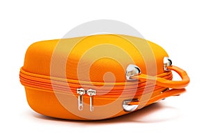 Orange suitcase