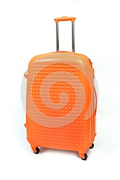 Orange suitcase