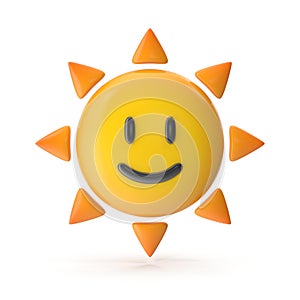 Orange Sun Symbol