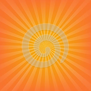 Orange Sunburst Background