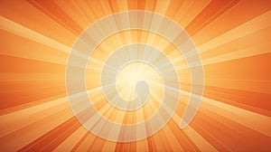 Orange Sunburst Background. Illustration. EPS10. Gradient Mesh. Generative AI