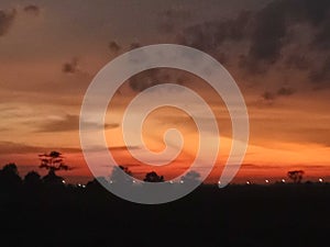 Orange sunset beautiful sun jingga