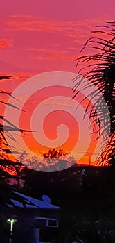 Orange Sunset Pacifique