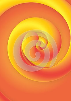 Orange swirl vector background high resolution with open format