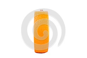 Orange tetrapack package photo