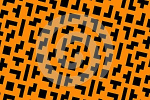 Orange tetris photo