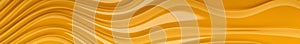 Orange texture of a fabric satin. Gorizontal panoramic view for kithen panel skinali. 3d render