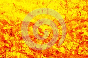 Orange textured concrete wall