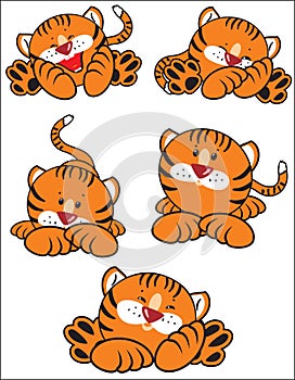 Orange tiger