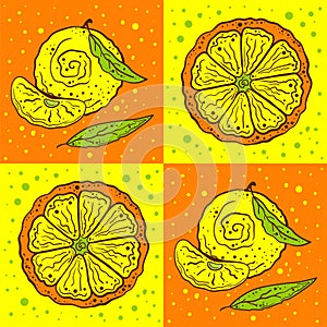 Orange to yellow-orange background