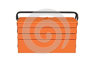 Orange tool box