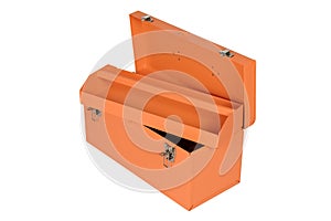 Orange tool box