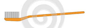 Orange Toothbrush Icon