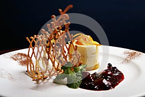 Orange Toping Dessert