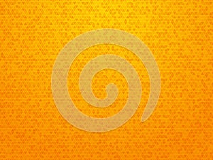 Orange triangle mesh pattern background