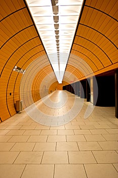 Orange tunnel