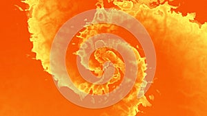 Orange Twirl Background