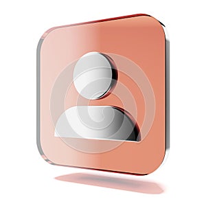 Orange user icon