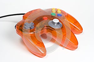 Orange Video Game Controller