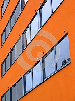 Orange wall