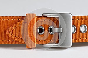 Orange watchstrap