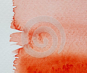 Orange water color teaxture as background