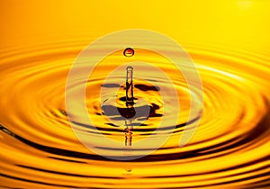 Orange Water Drop
