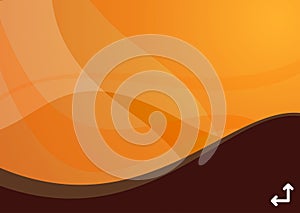Orange wave background