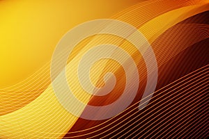 Orange waves background