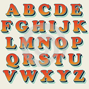Orange Western Colorful Typography Design photo