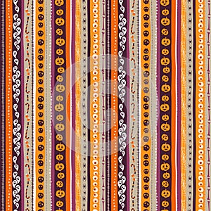 Orange, white and pirple seamless background abstract striped pa photo
