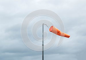 Orange Windsock Indicator