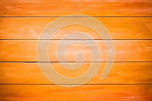 Orange wood planks background