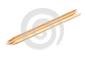 Orange Wood Sticks (Cuticle Pushers) for Manicure