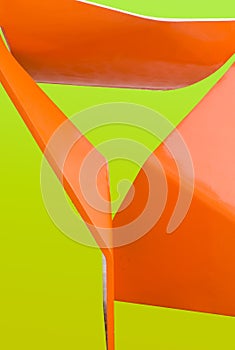 Orange Yellow Abstract