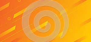 Orange yellow abstract dynamic background. Geometric minimal decoration, Vector modern eps 10