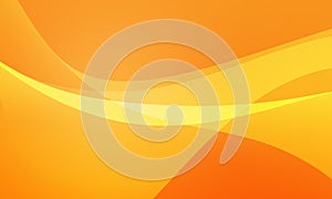 orange yellow color wave curves lines smooth gradient abstract background photo