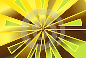 Orange Yellow And Green Gradient Sunburst Background Vector Graphic Beautiful elegant Illustration