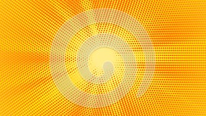 Orange and yellow Sunburst Pattern vector illustration