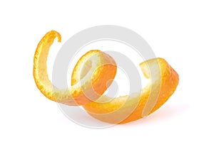 Orange zest spiral
