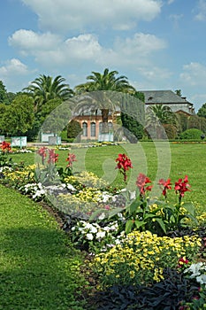 Orangerie garden in Darmstadt Hesse, Germany