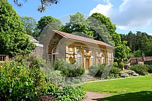 Orangery building at historic English house