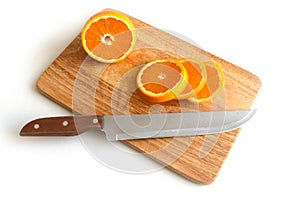 Oranges on a board 1