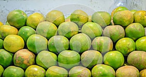 Oranges on display