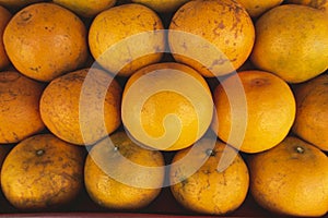 Oranges Fruit heap in thailand