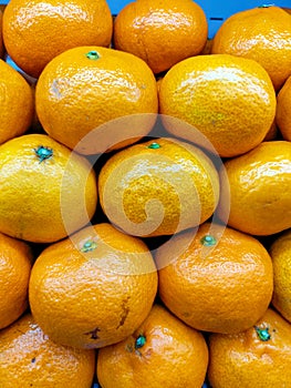 oranges fruit sell in supermarket